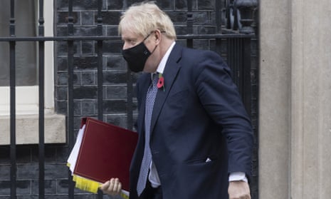 Boris Johnson leaves No 10 for the Commons on Wednesday