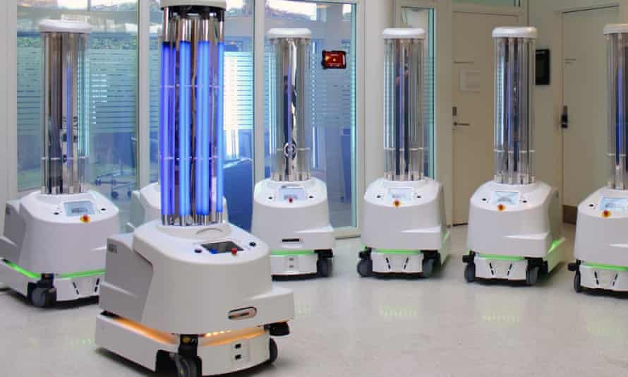 Danish UVD robots are helping to disinfect patients’ rooms in the coronavirus pandemic.