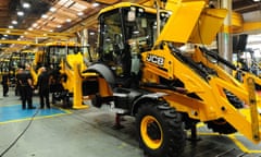 A JCB factory in Rocester, Staffordshire