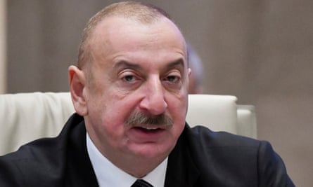 Azerbaijani president Ilham Aliyev.