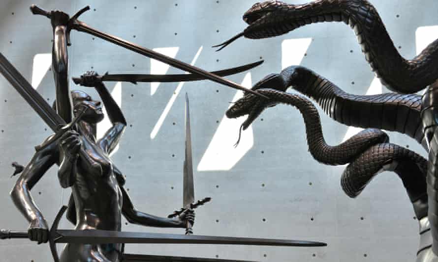 Detail from Hydra and Kali by Damien Hirst.