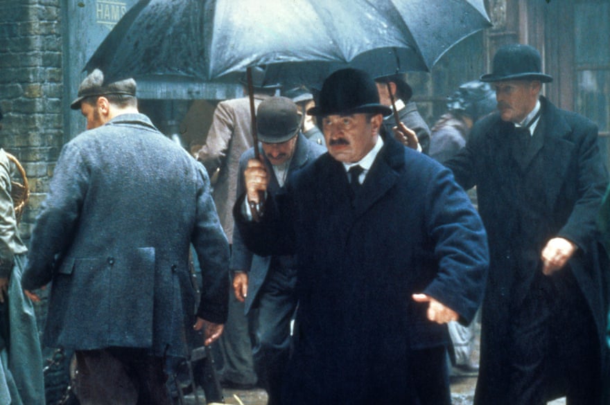 Bob Hoskins as Verloc in the 1996 film of The Secret Agent