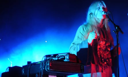 Karin Dreijer performs as Fever Ray in Rotterdam, 2009