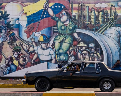 An oil-themed mural in Maracaibo, Venezuela.