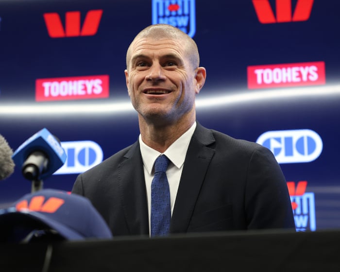 Matt King: ex garbo with no first-grade coaching experience takes charge of NSW — image supplied by The Guardian Sport's feed