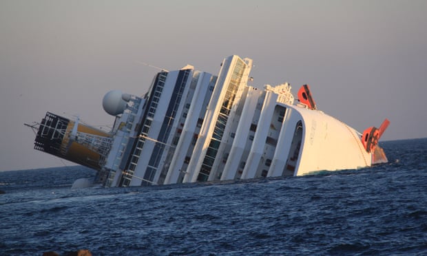 In 2012 the Costa Concordia ran aground and capsized off the coast of Tuscany, resulting in 33 deaths.