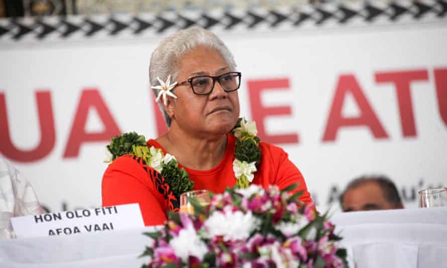 Fiame Naomi Mataafa, leader of the Fainoana I political party Atua Samoa ua Tasi (FAST), has brought about a seismic political change in her Pacific nation, putting her on the verge of becoming his first female prime minister.