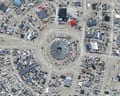 satellite view of a festival