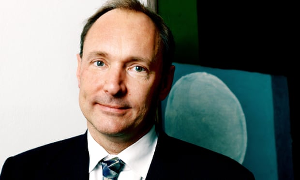 Tim Berners-Lee, inventor of the worldwide web.
