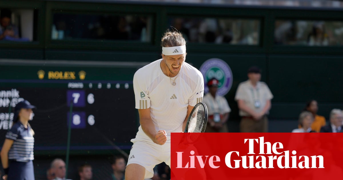 Jannik Sinner v Alexander Zverev: Wimbledon men’s singles final – live