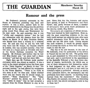 Guardian editorial, 23 March 1963.