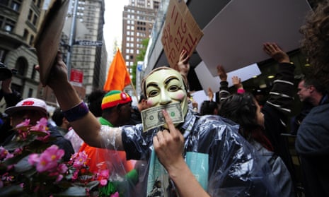 An Occupy Wall Street protest in October 2011. 