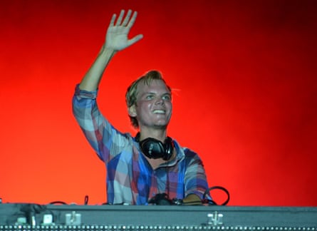 Avicii performs during the Ultra Music Festival in 2012.