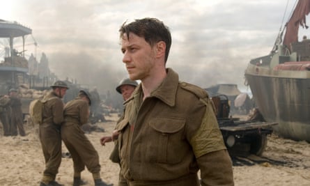 James McAvoy in the film adaptation of Atonement.