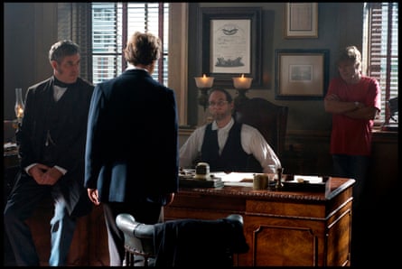 Redford directs Danny Huston, James McAvoy and Kevin Kline in The Conspirator.