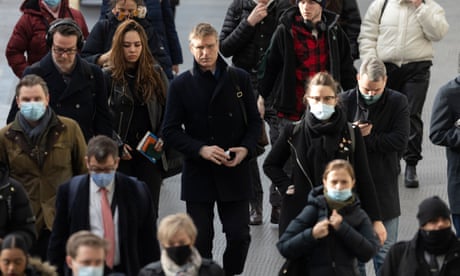 Passengers at Waterloo Station