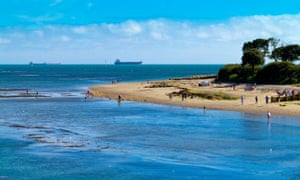 The beach at Bembridge Foreland