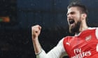 Olivier Giroud's back-heel goal was art, says Wenger - video
