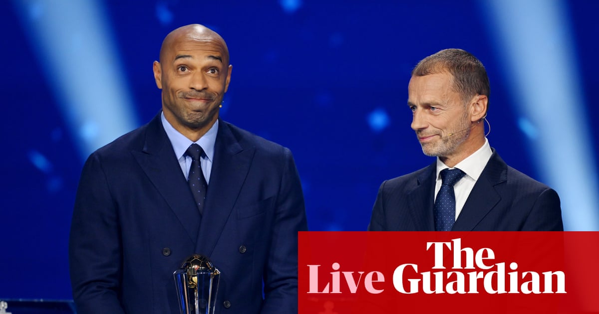 Champions League 2026-27 league phase draw: Arsenal to play Real Madrid, Manchester City face PSG and Barça – live