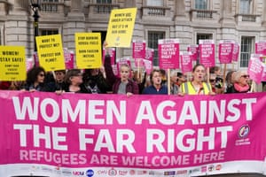 'Women Against the Far Right. Refugees are welcome here’