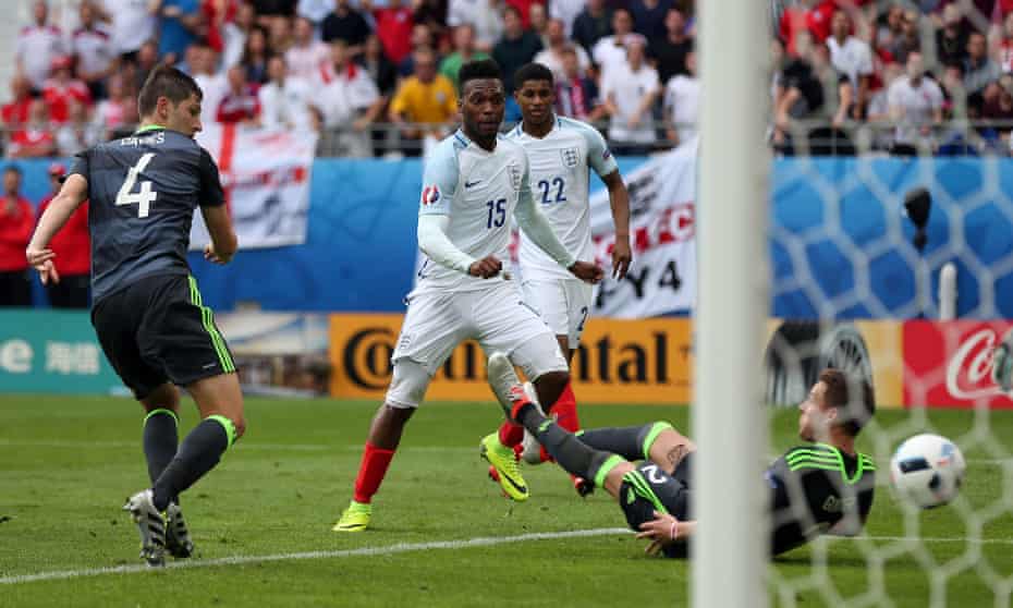Euro 2016: Daniel Sturridge of England scores the winning goal against Wales.