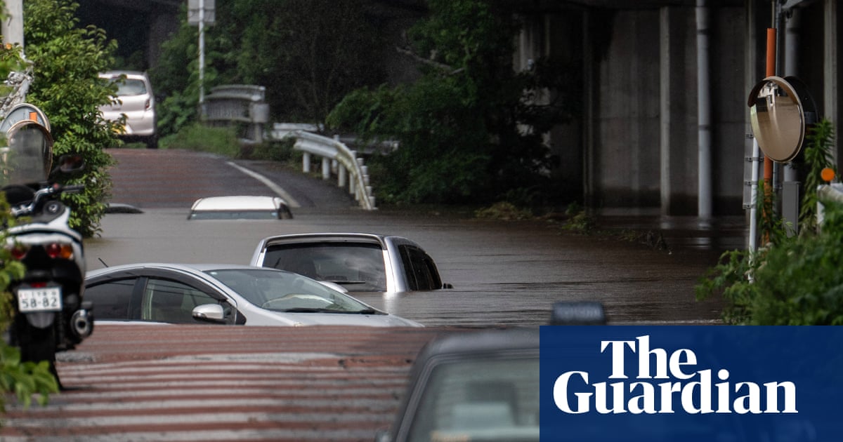 Torrential rain and flood kill nine in Japan amid wettest month in decades