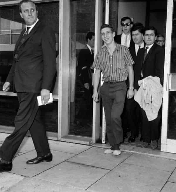 Stiff and limping, the 19-year-old arrives back in London