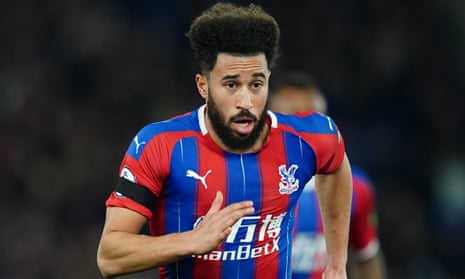 Andros Townsend in action for Crystal Palace against Bournemouth this week.