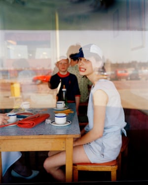 Grimace Girl in cafe, 1986.