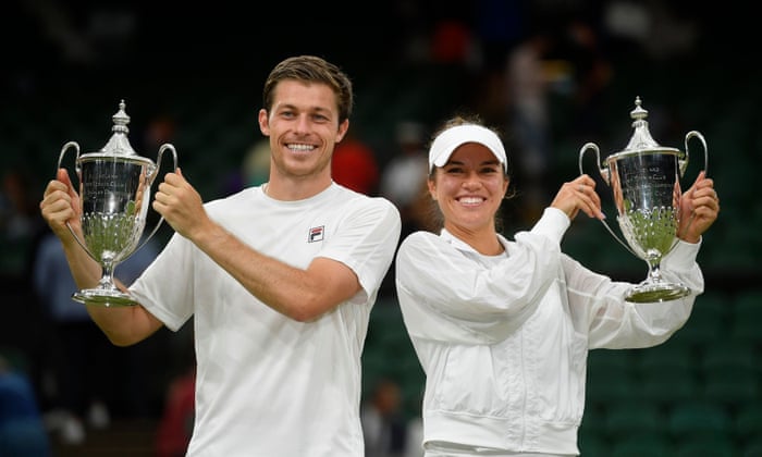 Neal Skupski And Desirae Krawczyk Storm To Wimbledon Mixed Doubles Title Wimbledon The Guardian Neal Skupski And Desirae Krawczyk Storm To Wimbledon Mixed Doubles Title Wimbledon The Guardian