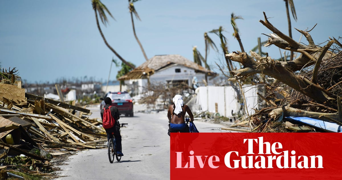 Hurricane Dorian: 'We're at the frontline of climate change but we don't cause it', says Barbados PM – as it happened - The Guardian