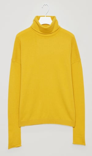 ROLL-NECK CASHMERE JUMPER