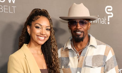 Corinne Foxx and Jamie Foxx in 2022.
