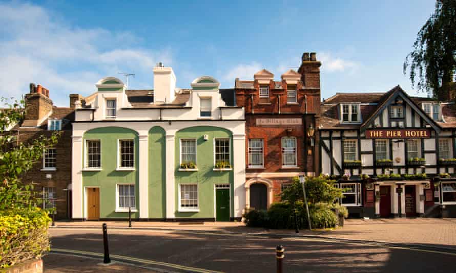 Period buildings on Greenhithe high street.