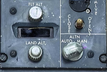 The cabin pressure control switch which was retrieved from the crash site.