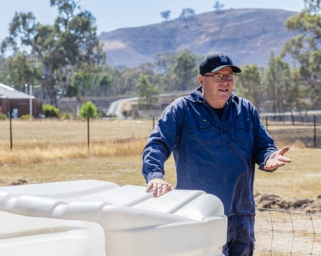 ‘It was calm … and then just hectic’: David Rigby couldn’t escape the Longwood bushfire so faced the inferno