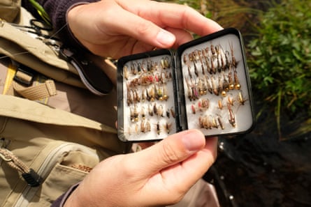 Alvdalen, Sweden: ‘flies’ are tiny lures meant to resemble insects that will hopefully attract a fish to the line. Many anglers make their own. Their composition and design is equal parts art, science and hunch.