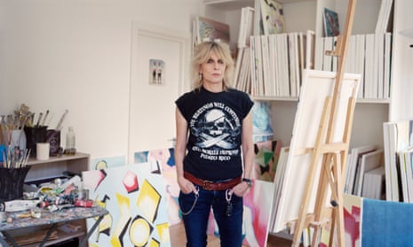 Chrissie Hynde at her London studio.