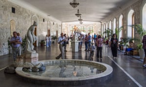 Yessentuki is famous for its hot springs and mineral water.