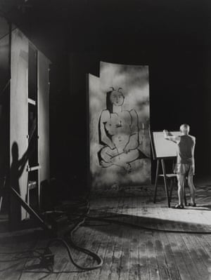 Picasso au travail, 1955