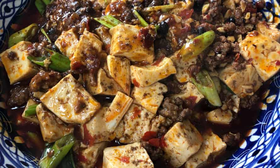 ‘The most comforting of fearsome-looking dishes’: mapo tofu.