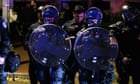 US Capitol police clash with protesters as Biden defends refusal to call for Gaza ceasefire - live