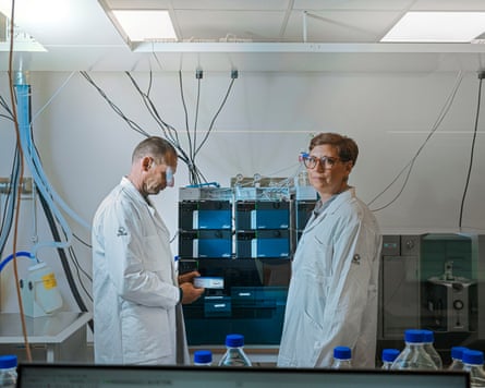 Researchers Christian Lindh, left, and Christel Nielsen, at Lund University, who investigated how Pfas exposure in Ronneby affected human health.