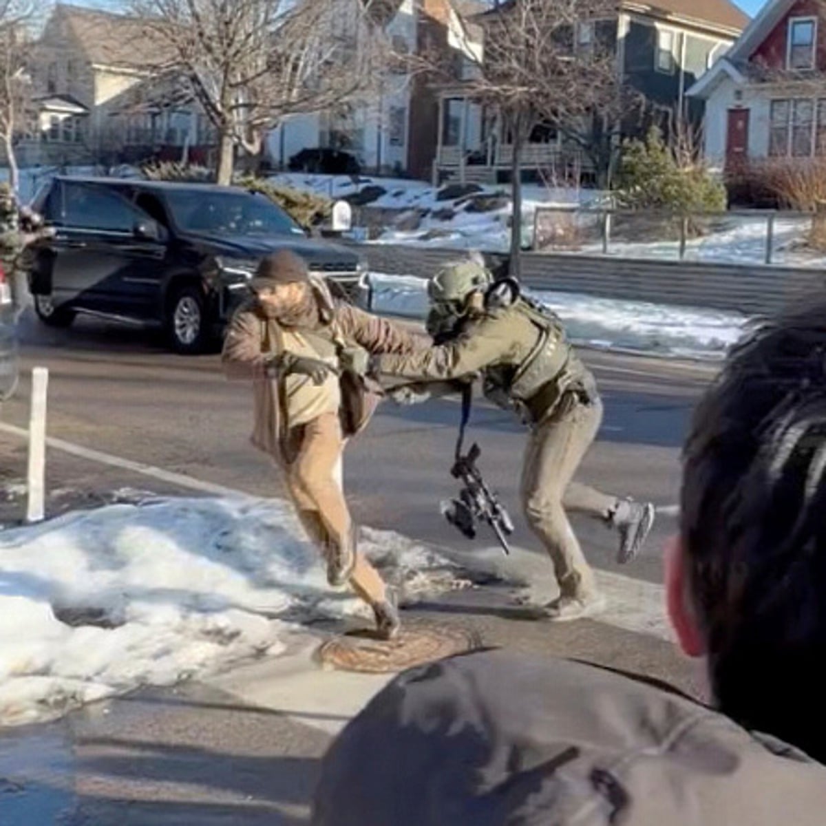 First Thing: Footage shows altercation between Alex Pretti and federal officers 11 days before he was killed | US news | The Guardian