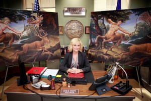 Amy Poehler as Leslie Knope in Parks and Recreation.