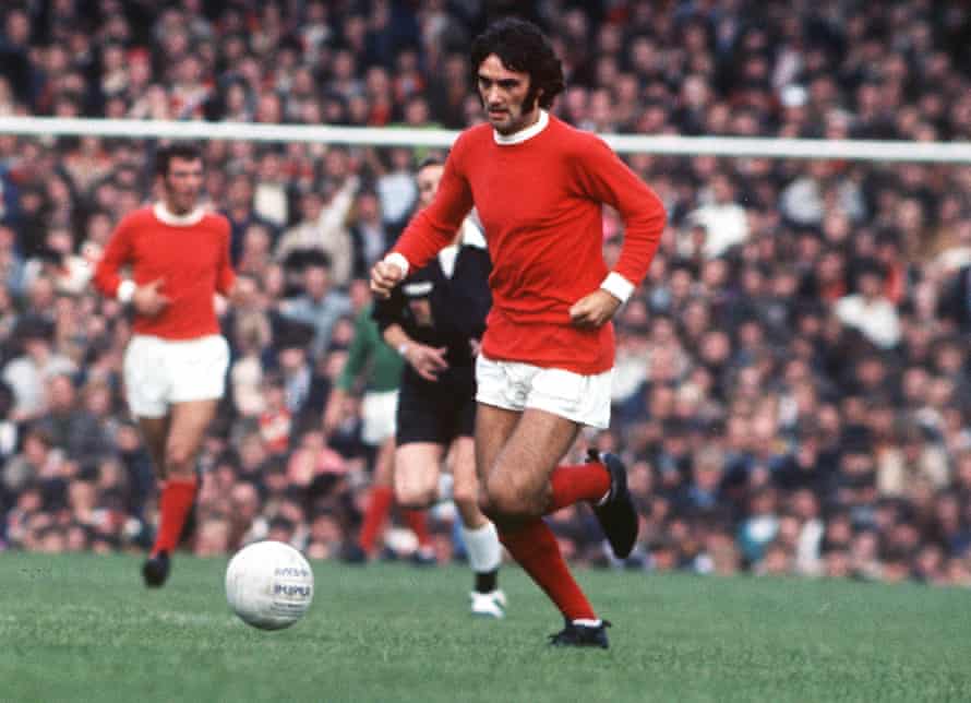 George Best of Manchester United in action in 1969