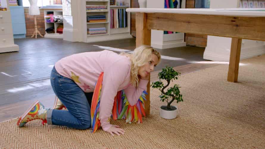 Presenter Sara Pascoe in The Great British Sewing Bee.
