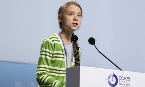 Greta Thunberg at the COP25 Climate Conference in Madrid