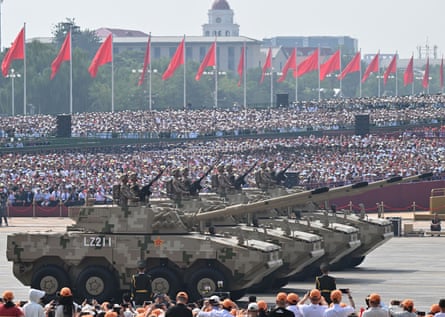 A military parade in Beijing, China, in 3 September 2025.