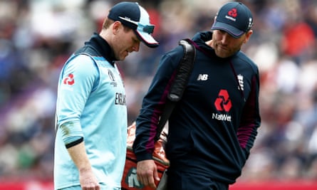 Eoin Morgan was forced to leave the field in the win over the West Indies due to a back spasm.